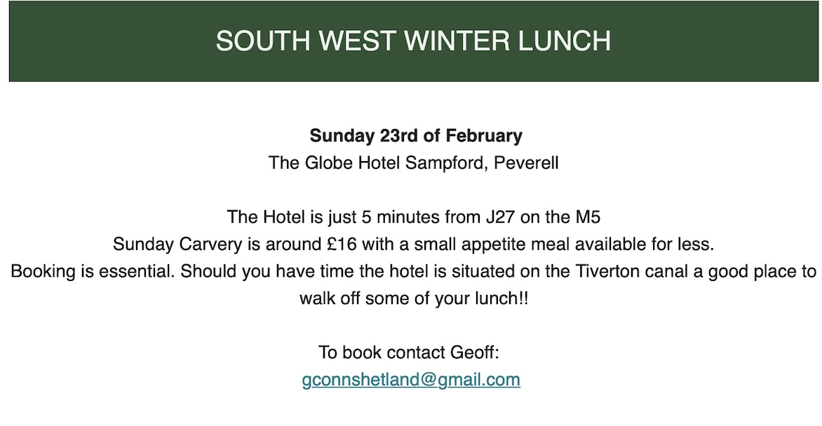 South West Winter Lunch