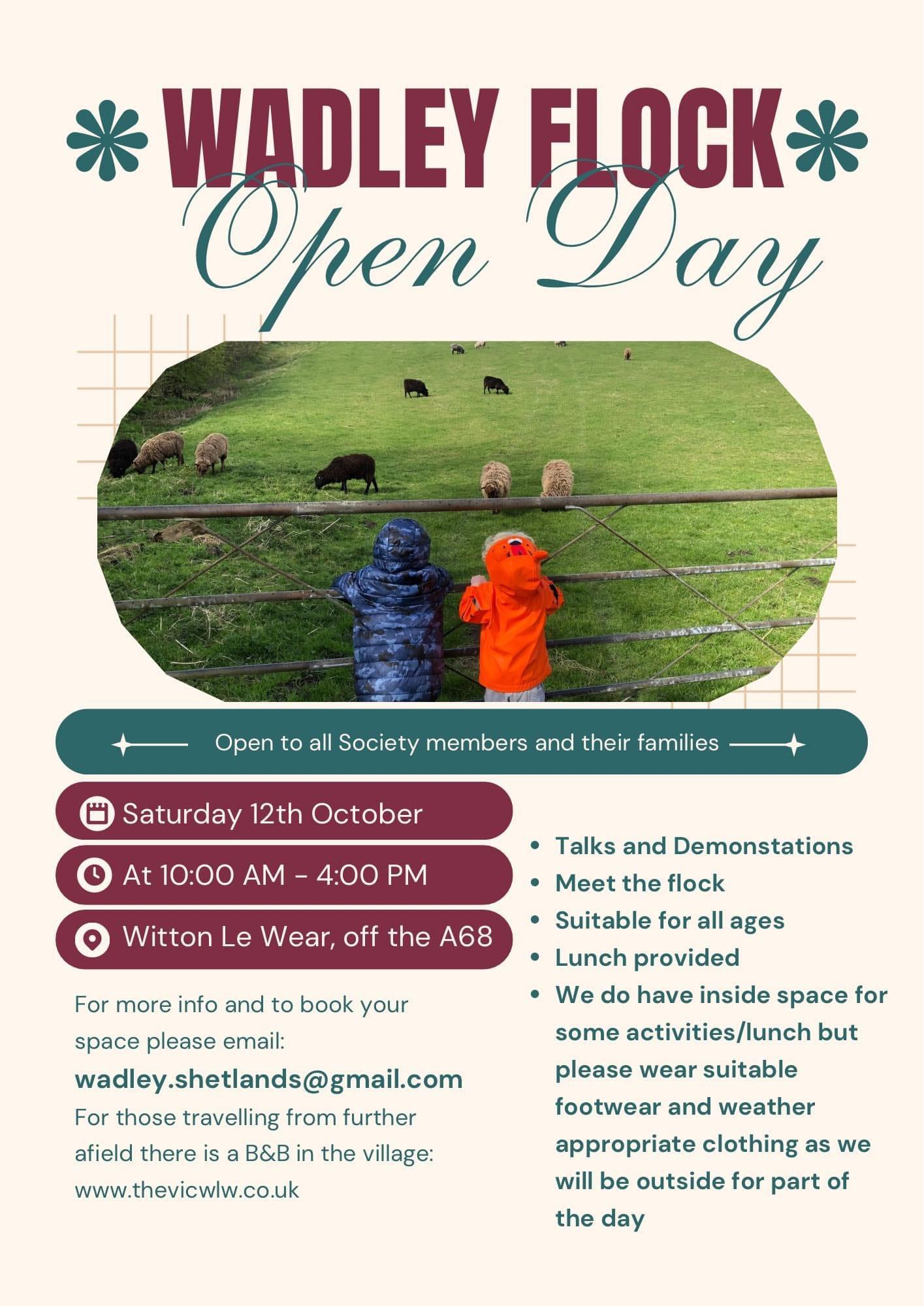 Wadley Flock Open Day